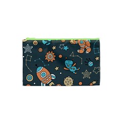 Space Seamless Pattern Cosmetic Bag (xs) by Vaneshart