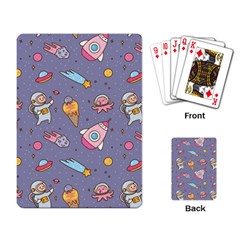 Outer Space Seamless Background Playing Cards Single Design (rectangle) by Vaneshart