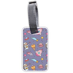 Outer Space Seamless Background Luggage Tag (one Side)