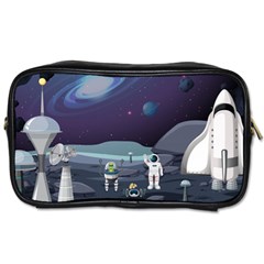 Alien Astronaut Scene Toiletries Bag (one Side)