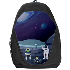 Alien Astronaut Scene Backpack Bag