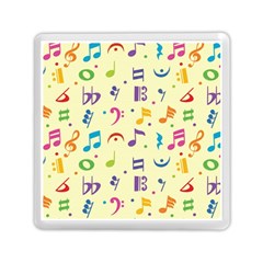 Seamless Pattern Musical Note Doodle Symbol Memory Card Reader (square)