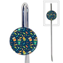 Brazil Musical Instruments Seamless Carnival Pattern Book Mark