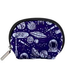 Space Sketch Seamless Pattern Accessory Pouch (small)