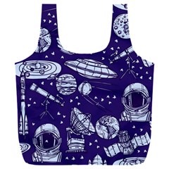 Space Sketch Seamless Pattern Full Print Recycle Bag (xxxl)