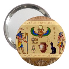 Egypt Horizontal Illustration 3  Handbag Mirrors