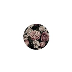 Elegant Seamless Pattern Blush Toned Rustic Flowers 1  Mini Buttons