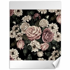 Elegant Seamless Pattern Blush Toned Rustic Flowers Canvas 36  x 48 