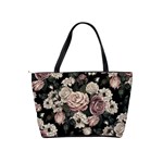 Elegant Seamless Pattern Blush Toned Rustic Flowers Classic Shoulder Handbag Back