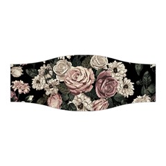 Elegant Seamless Pattern Blush Toned Rustic Flowers Stretchable Headband