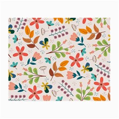 Colorful Ditsy Floral Print Background Small Glasses Cloth by Vaneshart