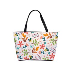 Colorful Ditsy Floral Print Background Classic Shoulder Handbag