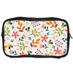 Colorful Ditsy Floral Print Background Toiletries Bag (two Sides)