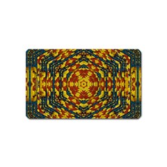 Yuppie And Hippie Art With Some Bohemian Style In Magnet (name Card) by pepitasart