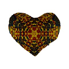 Yuppie And Hippie Art With Some Bohemian Style In Standard 16  Premium Flano Heart Shape Cushions by pepitasart