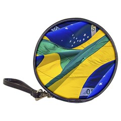 Brazil Flags Waving Background Classic 20-cd Wallets by dflcprintsclothing