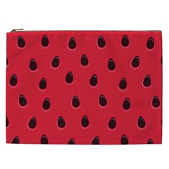 Seamless Watermelon Surface Texture Cosmetic Bag (xxl)