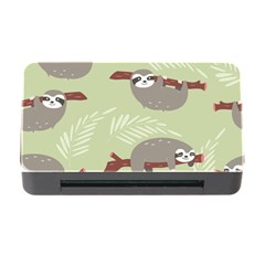 Sloths Pattern Design Memory Card Reader With Cf