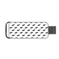 Freedom Concept Graphic Silhouette Pattern Portable Usb Flash (one Side) by dflcprintsclothing