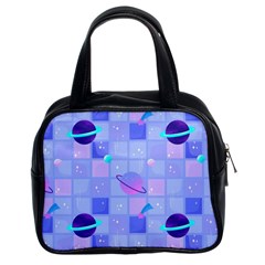 Seamless Pattern Pastel Galaxy Future Classic Handbag (two Sides)