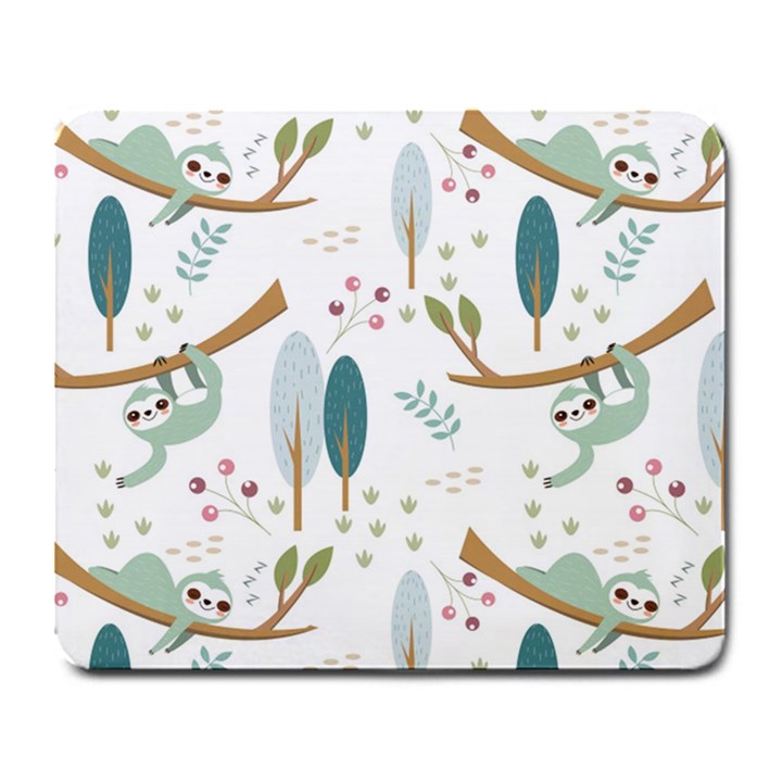 Pattern Sloth Woodland Large Mousepads