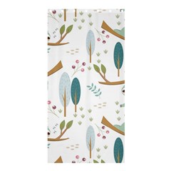 Pattern Sloth Woodland Shower Curtain 36  X 72  (stall)  by Vaneshart