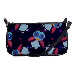 Owl Pattern Background Shoulder Clutch Bag by Vaneshart