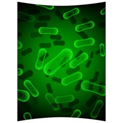 Green Rod Shaped Bacteria Back Support Cushion by Vaneshart