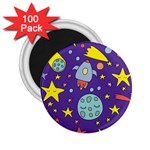 Card With Lovely Planets 2.25  Magnets (100 pack)  Front