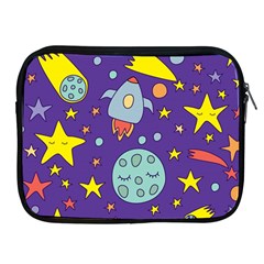 Card With Lovely Planets Apple Ipad 2/3/4 Zipper Cases