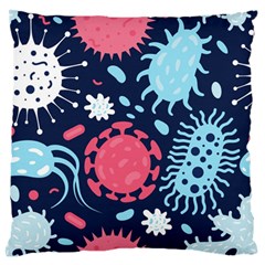 Seamless Pattern Microbes Virus Vector Illustration Standard Flano Cushion Case (one Side)