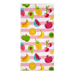 Tropical Fruits Berries Seamless Pattern Shower Curtain 36  X 72  (stall)  by Vaneshart