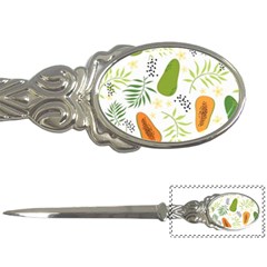 Seamless Tropical Pattern With Papaya Letter Opener by Vaneshart