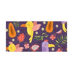 Exotic Seamless Pattern With Parrots Fruits Yoga Headband by Vaneshart