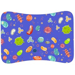 Virus Seamless Pattern Velour Seat Head Rest Cushion by Vaneshart