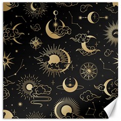 Asian Seamless Pattern With Clouds Moon Sun Stars Vector Collection Oriental Chinese Japanese Korean Canvas 16  X 16  by Vaneshart