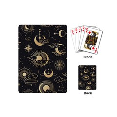 Asian Seamless Pattern With Clouds Moon Sun Stars Vector Collection Oriental Chinese Japanese Korean Playing Cards Single Design (mini) by Vaneshart