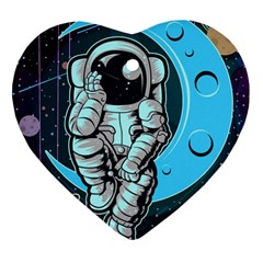 Astronaut Full Color Ornament (heart)