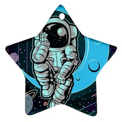 Astronaut Full Color Ornament (star) by Vaneshart