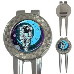 Astronaut Full Color 3-in-1 Golf Divots