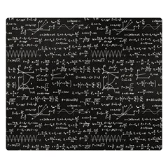 Math Equations Formulas Pattern Double Sided Flano Blanket (small) 
