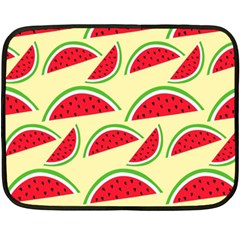 Watermelon Pattern Double Sided Fleece Blanket (mini) 