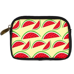 Watermelon Pattern Digital Camera Leather Case by Vaneshart