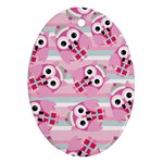 Children Pattern Design Ornament (Oval) Front