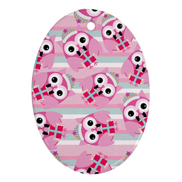 Children Pattern Design Ornament (Oval)