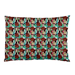 Swimmer 20s Blue Pillow Case (two Sides) by snowwhitegirl