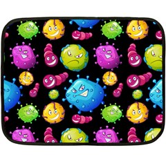Seamless Background With Colorful Virus Double Sided Fleece Blanket (mini) 