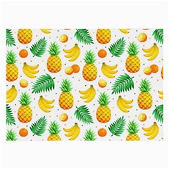 Tropical Fruits Pattern Large Glasses Cloth (2 Sides) by Vaneshart