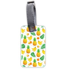 Tropical Fruits Pattern Luggage Tag (two Sides) by Vaneshart