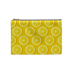 Lemon Fruits Slice Seamless Pattern Cosmetic Bag (medium)